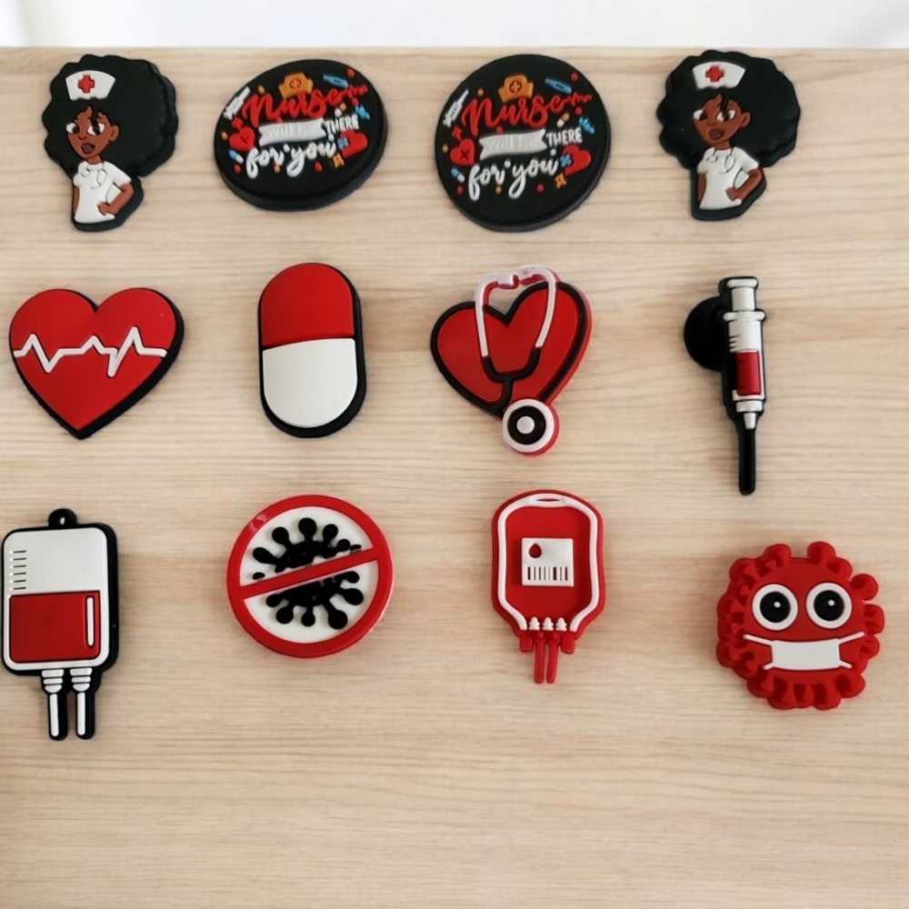 Nurse Croc Charms
